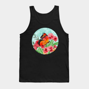 Monarch butterly flying Tank Top